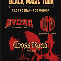 Czerwone napisy na czarnym tle. Szczegóły dotyczące wydarzenia w treści artykułu.