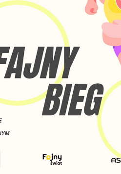 Grafika biegnącego mężczyzny, na pierwszym planie podeszwa sportowego buta. Jasne, żółte tło. Czarne napisy i grafiki sponsorów. Szczegółowe informacje na temat wydarzenia zawarte w treści artykułu.