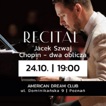 Mężczyzna w beżowej marynarce grający na fortepianie. Na froncie szczegóły na temat wydarzenia zawarte w treści artykułu.