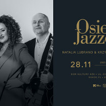 Plakat wydarzenia. Po lewej stronie znajduje się czarno-białe zdjęcie trzech muzyków: kobiety z kręconymi włosami stojącej na środku oraz dwóch mężczyzn po jej bokach, z których jeden trzyma gitarę. Po prawej stronie na ciemnym tle umieszczono złote napisy informujące o koncercie, uwzględnione w treści artykułu.