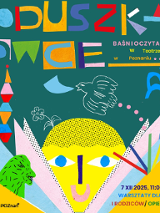 Kolorowa grafika przedstawiajaca między innymi uśmiechniętą buzię i otwartą książkę. Wokół rysunku informacje na temat wydarzenia.