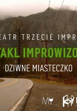 Zamglone zdjęcie krajobrazu górsko-leśnego i drogi. Na froncie białe i niebieskie napisy, będące informacjami o wydarzeniu, które są zawarte w treści artykułu.