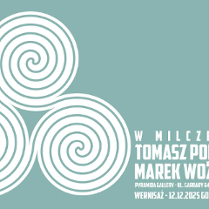 Grafika na jasnoturkusowym tle przedstawiająca trzy białe spiralne formy ułożone w kształt trójkąta. Obok z prawej strony białe napisy. Szczegóły dotyczące wydarzenia, zawarte w treści artykułu.