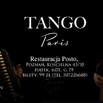 Plakat z czarnym tłem. Po lewej stronie widać mężczyznę grającego na akordeonie, a po prawej mężczyznę grającego na gitarze klasycznej. Obaj artyści mają na głowach profesjonalne słuchawki. Pomiędzy nimi widoczne są szczegóły na temat wydarzenia zawarte w treści artykułu.