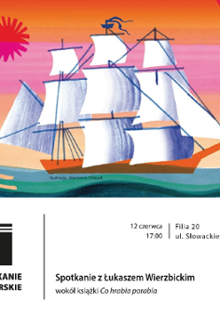 Plakat wydarzenia przedstawiający ilustrację Marianny Oklejak