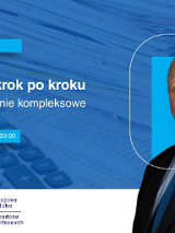 Grafika promocyjna szkolenia pt. Podatek VAT. Na zdjęciu Paweł Małecki.