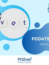 Grafika promocyjna bezpłatnego szkolenia pod tytułem "Podatek VAT", szkolenie odbędzie w dniach 7-9 listopada 2023 r. na platformie Zoom.