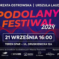 Plakat pokazuje nam bardzo niewiele na temat treści wieczoru. Sam plakat jest w kolorach granatowym i czerwonym.