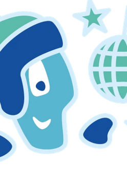 Kolorowa postać przedstawia dziecko ubrane w zimową czapkę i rękawiczki. Obok ikonka globusu, na którego biegunie wbito flagę.