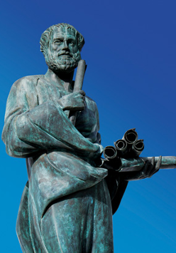 Pomnik Arystotelesa, fot. Kateriny Zisopulu-Bleja