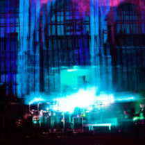 projekcja świetlna podczas koncertu