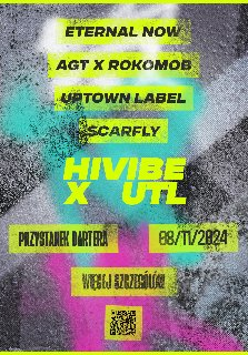 Na szaro-białym tle odblaskowe napisy informujące o wydarzeniu.