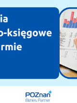 Grafika promocyjna bezpłatnego szkolenia pod tytułem "Rozliczenia finansowo-księgowe w małej firmie", szkolenie odbędzie w dniach 28-30 listopada 2023 r. na platformie Zoom.
