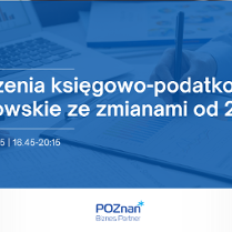 Grafika zapraszająca na szkolenie Rozliczenia księgowo-podatkowe i ZUS-owskie ze zmianami od 2026 r.