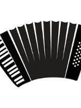 Rysunek akordeonu (uproszczony).