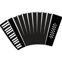 Rysunek akordeonu (uproszczony).