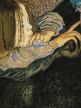 S. Wyspiański, Dziewczynka przy wazonie, 1902, wł. Fundacji im. Raczyńskich