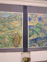 Salon Sztuki Kreatura, pejzaż górski.