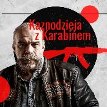 Plakat, który reklamuje spotkanie z Sam Childers. Pośrodku zdjęcie mężczyzny, za nim czarne koło z czerwonymi kołami po bokach. Napisy, które informują o wydarzeniu.