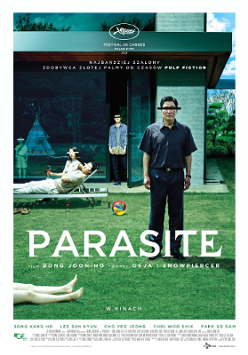 Plakat filmu Parasite.