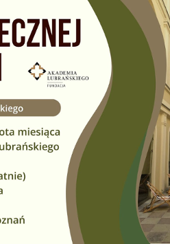 Informacje o zwiedzaniu akademii Lubrańskiego, zdjęcie dziedzińca akademii.