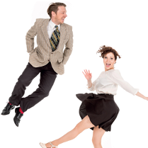 Swingujący tancerze