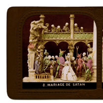 Szatan ze swoją świtą