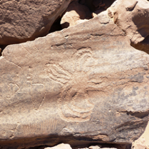 rysunki na kamieniach