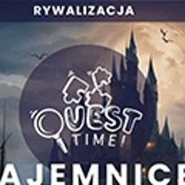 Plakat zapraszający na wydarzenie, na tle ciemnego nieba zamek z wieżami, wokół których latają trzy duże ptaki