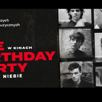 Plakat, po prawej stronie kolaż sześciu czarno-białych zdjęć. Na fotografiach portrety różnych osób.Po prawej napisy informujące o wydarzeniu.