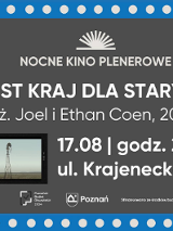 Baner, na taśmie filmowej naniesiono napisy informujące o wydarzeniach.