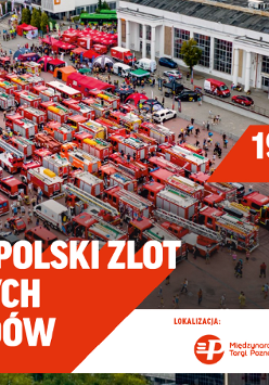 VI Ogólnopolski Zlot Czerwonych Samochodów. Międzynarodowe Targi Poznańskie. 19 sierpnia 2023 r. Od 10.00 do 17.00. Wstęp wolny.
