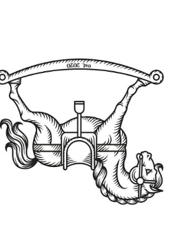 Logo baru Pijany Konik, szkic konika na biegunach do góry nogami.