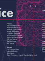 Obrazek przedstawia plakay informujący o lokalizacji i czasie trwania wystawy o nazwie Granice.