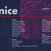 Obrazek przedstawia plakay informujący o lokalizacji i czasie trwania wystawy o nazwie Granice.