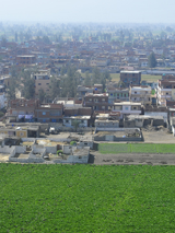 widok wioski z lotu ptaka