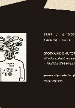 Czarne kontury Polski, a na nich okładka książki "Wielka radość w polskich domach". Obok napisy, które informują o wydarzniu.