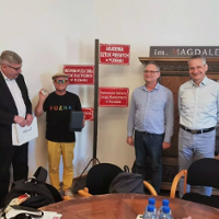 Wielka Srebrna Pieczęć Miasta Poznania dla prof. Piotra C. Kowalskiego