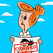 Wilma Flinstone COWARD by aleXsandro Palombo-1