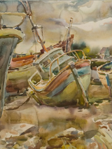 Wystawa akwareli Jurija Sulimowa poświęconych Bretanii