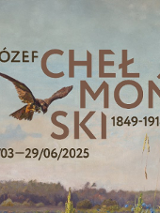 Obraz Józefa Chełmońskiego, informacje o wystawie jego prac.