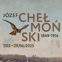 Obraz Józefa Chełmońskiego, informacje o wystawie jego prac.