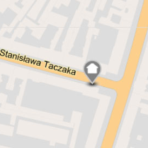 Mapa z zaznaczoną lokalizacją galerii