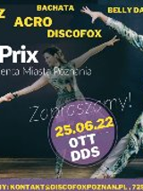 Obrazek promuje XI turniej tańca nowoczesnego.