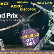 Obrazek promuje XI turniej tańca nowoczesnego.