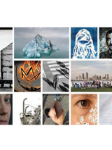 Kolaż zdjęć z wystawy