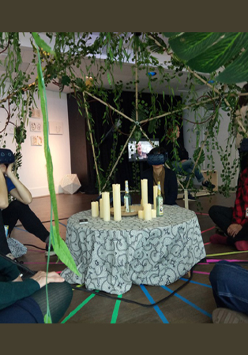 fot. Piotr Armianovski, Instalacja AYAHUASCA VR, IDFA, 2019
