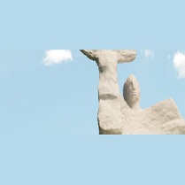 Zdjęcie jednej z rzeźb plenerowych