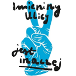 Na zdjęciu widać palce ułożone w znany z historii symbol zwycięstwa, ubrany w antywirusową niebieską rękawiczkę. Na nim napisy: Imieniny Ulicy. Jest inaczej.