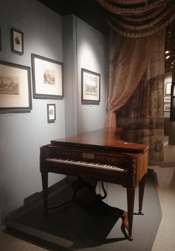 Na zdjęciu wnętrze Muzeum Instrumentów Muzycznych